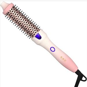 Heated Curling Brush with Ceramic Tourmaline Ionic 1.5 inches, New open box
